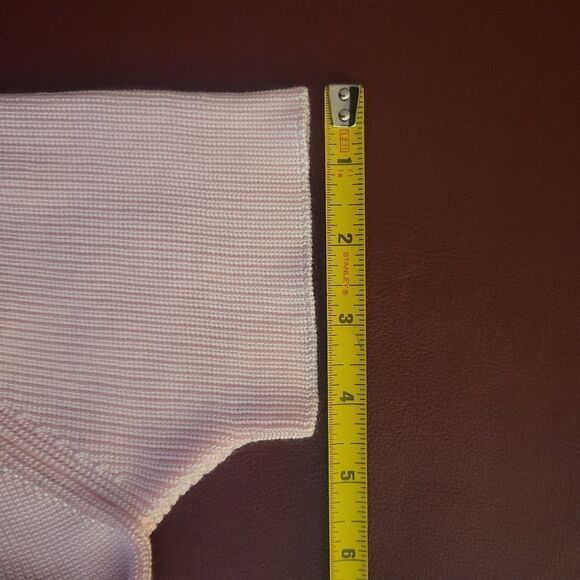 Pineapple 100% Silk Pale Pink Knitted Top - Picture 7 of 10